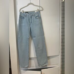 Levi's Women's Light Blue 501 90s Straight Leg Jeans